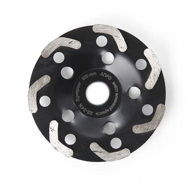 APRO Чаша алмазно шліфувальна 125 мм 22-24% Бумеранг