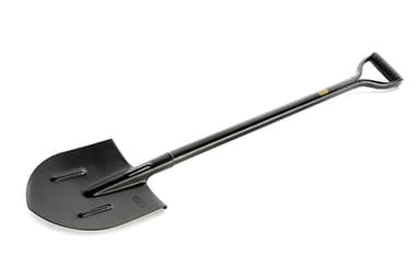 Лопата з металевою ручкою штикова 210×290×1200мм СИЛА