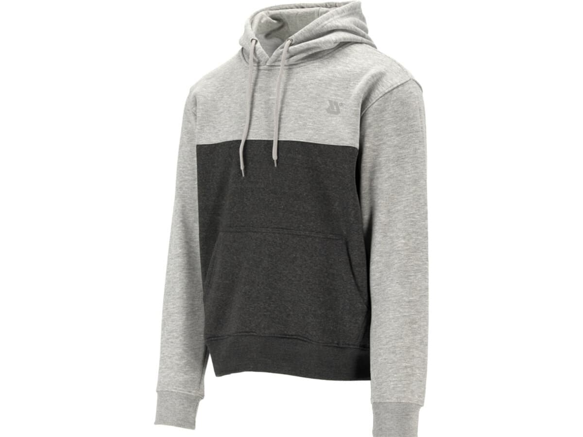 Худі з капюшоном "LABRADOR" YATO розм.L, 3 киш світло/ темносірий; матеріал: 80%-бав, 20%-поліест