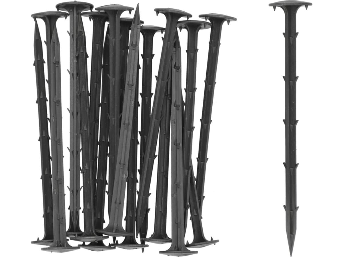 Кілки кріпильні до агротканини FLO: 250 мм, поліпропіленові, 20 шт [25]