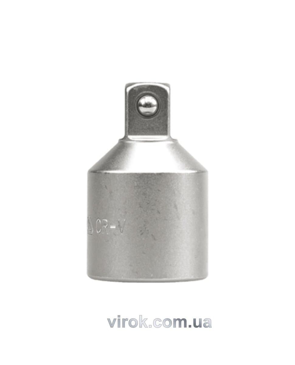 Перехідник для головок торцевих YATO : квадрат 3/4"(F) - 1/2" (М) , L= 53 мм [12/48]