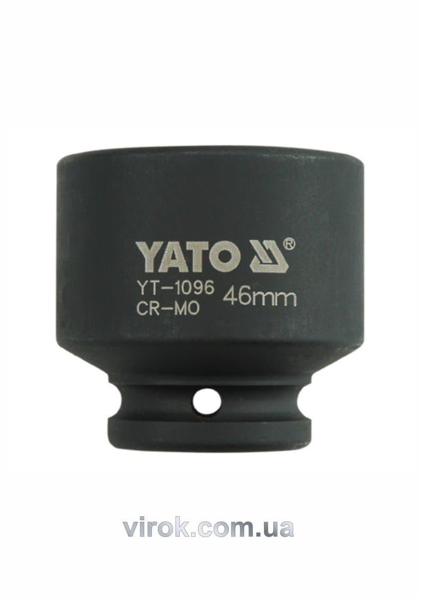 Головка торцева ударна 6-гранна YATO : квадрат 3/4", М= 46 мм, L= 62 мм [3/12]