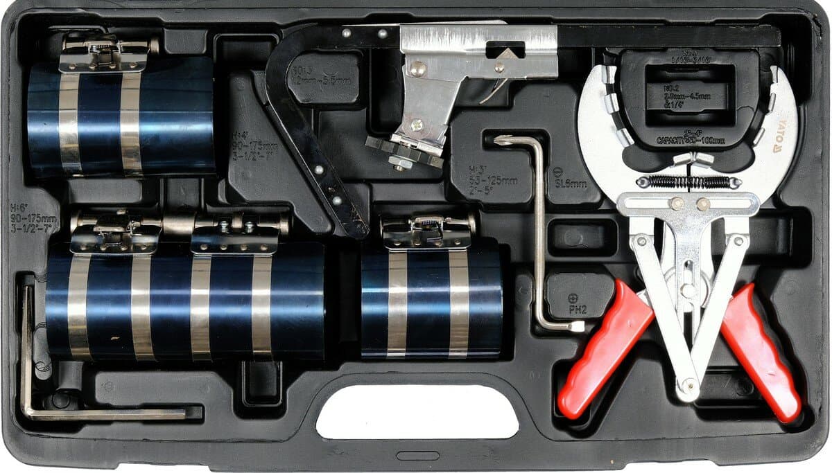 Засоби для встановлення поршневих кілець YATO Ø=50-100 мм, 10 елем. [4]