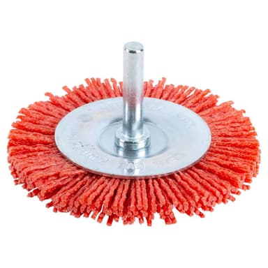 SIGMA Щітка дротяна дискова Ø 75 мм хвостовик Ø 6 мм (нейлонова)