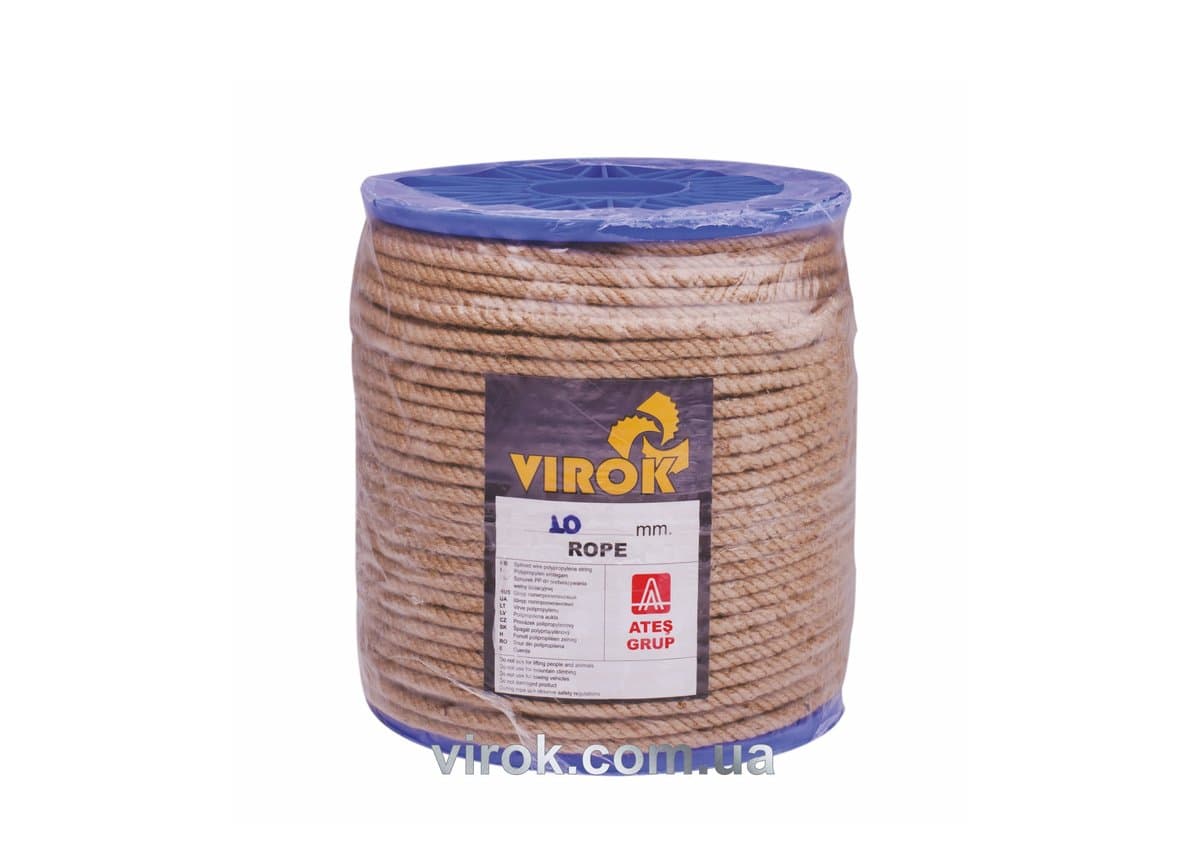 Канат джутовий ЕВА 12 мм x 200 м. (пластикова бобіна)(+,-) 5%