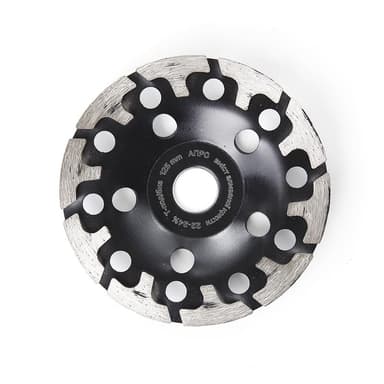 APRO Чаша алмазна шліфувальна 125 мм 22-24% Т-подібно