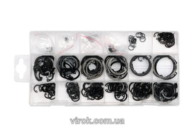 Стопорні кільця внутрішні YATO : набір, 300 шт [5/20]