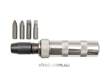 Викрутка ударна VOREL : 4 насадки [25]