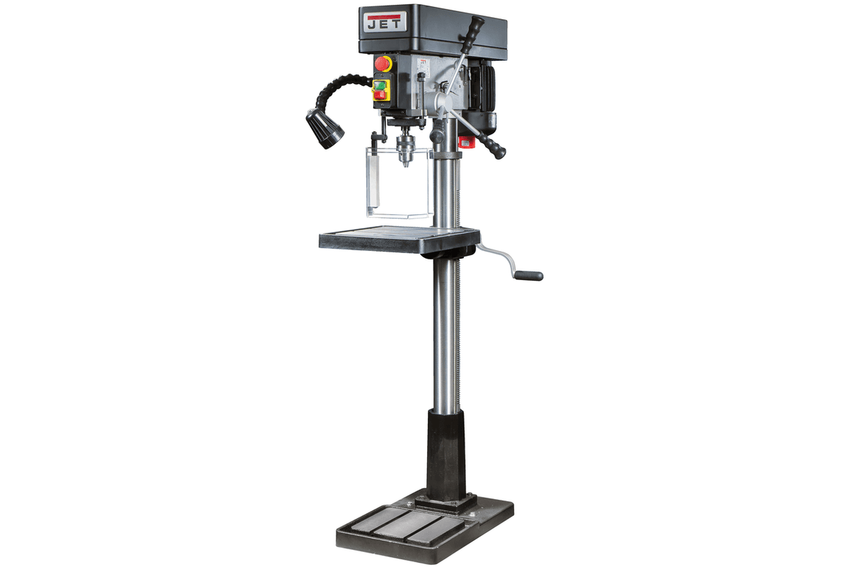 Свердлильний верстат JET IDP-17 : 400В 1.1(0.75) кВт. МК2/В16 свердла Ø≤16мм. 12 шв (М)(Вертикал)