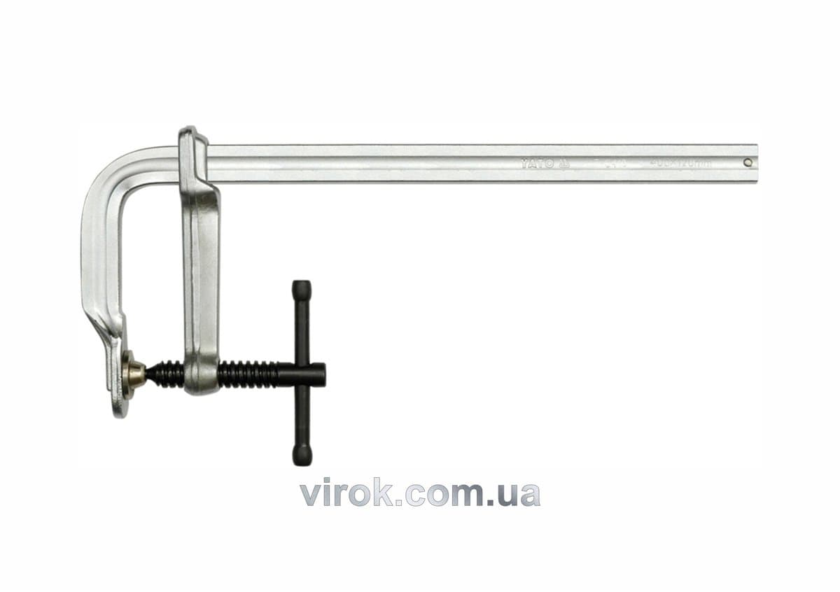 Струбцина кована хромована YATO, l=400х120 мм [10]
