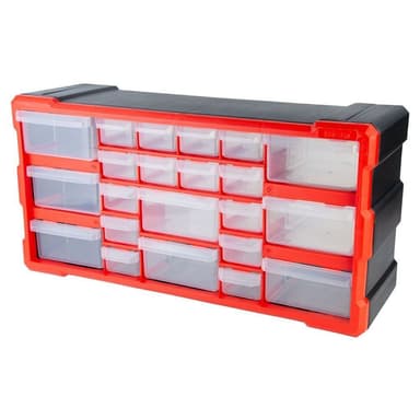 SIGMA Органайзер пластиковий вертикальний 22 висувних відсіки 250×500×160мм ULTRA