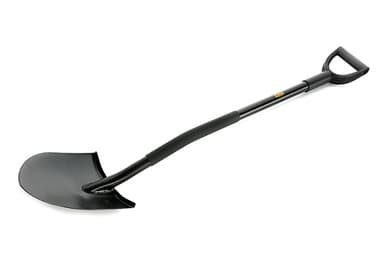Лопата з металевою ручкою штикова Американка 220×300×1200мм СИЛА