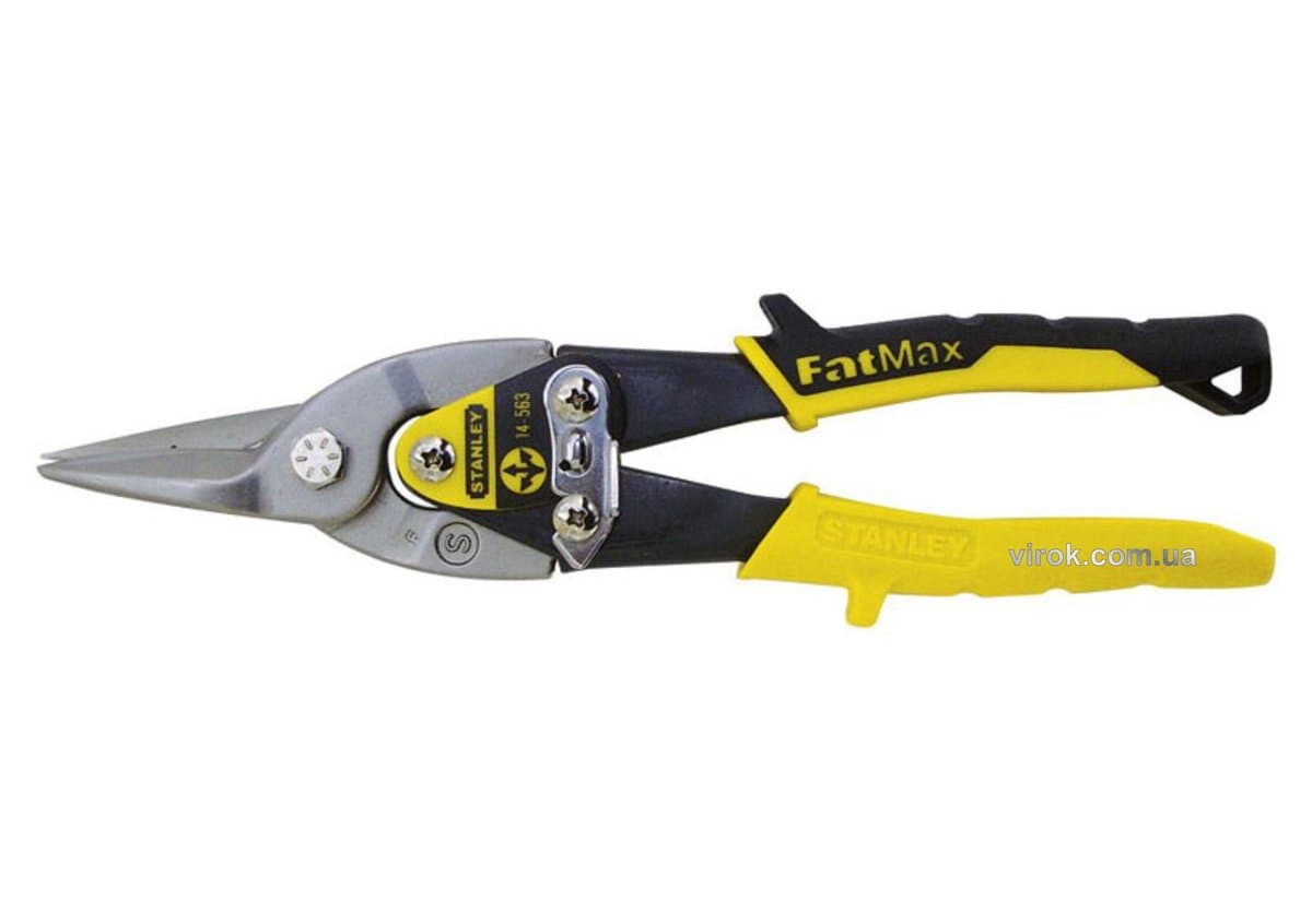 Ножиці по листовому металу STANLEY "FatMax" : L= 250 мм, прямі
