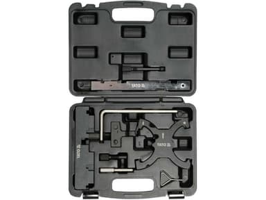 Фіксатори ГРМ бензинових двигунів авто групи FORD (1.6 Ti-VCT, 1.5/1.6 VVT) YATO: набір 9 елем.