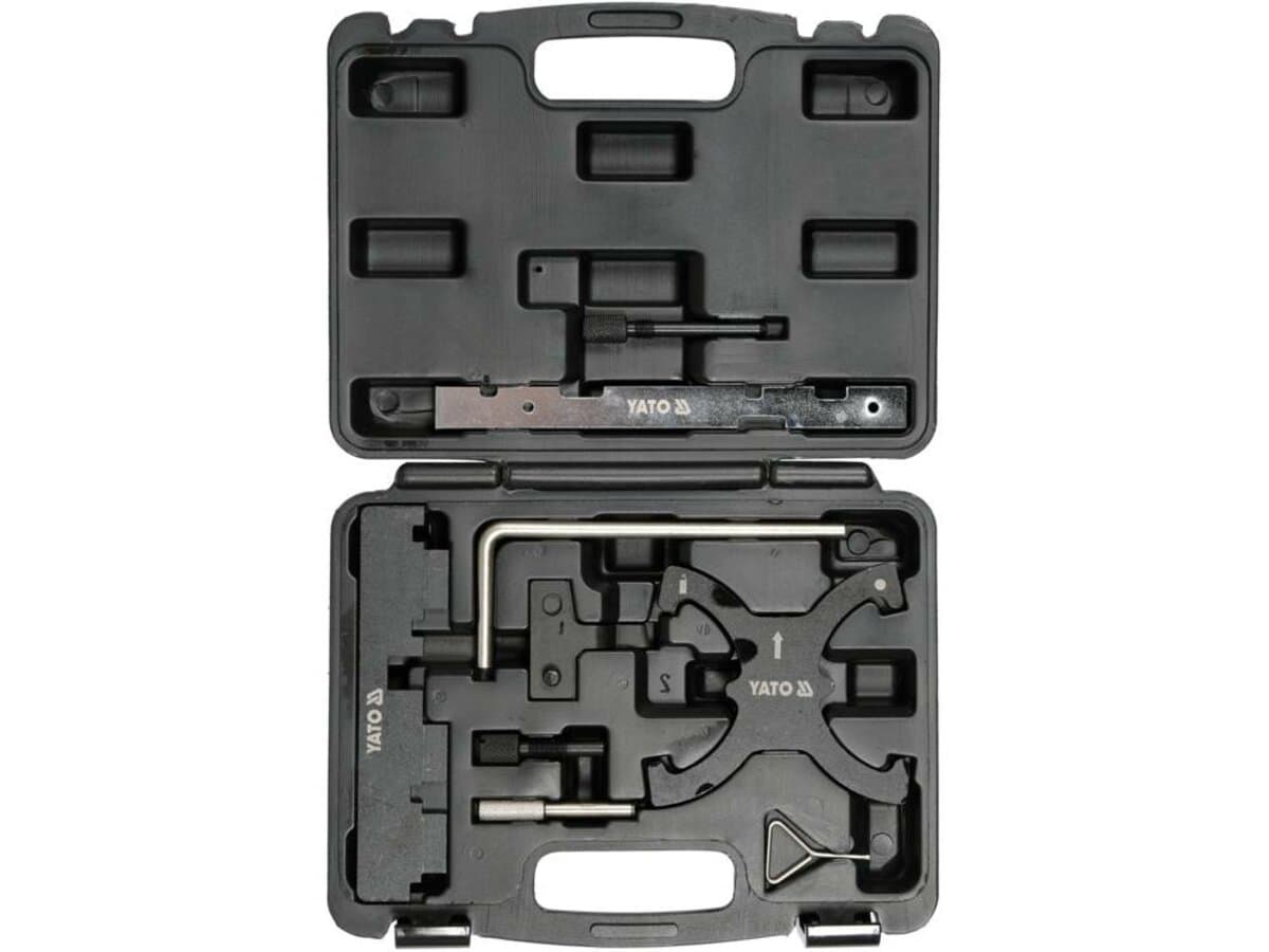 Фіксатори ГРМ бензинових двигунів авто групи FORD (1.6 Ti-VCT, 1.5/1.6 VVT) YATO: набір 9 елем.