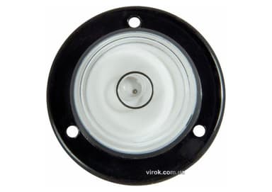 Рівень поверхневий круглий STANLEY з 1 вічком, Ø=25 мм в пластиковому корпусі