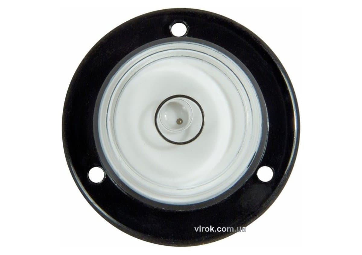 Рівень поверхневий круглий STANLEY з 1 вічком, Ø=25 мм в пластиковому корпусі