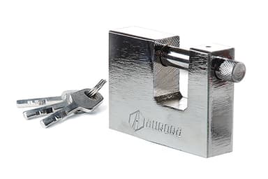 Замок навісний Extra П-подібний 77x50x18мм дисковий (фінський) ключ AURORA