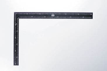 Кутник покрівельника 600*400мм (чорний) СИЛА