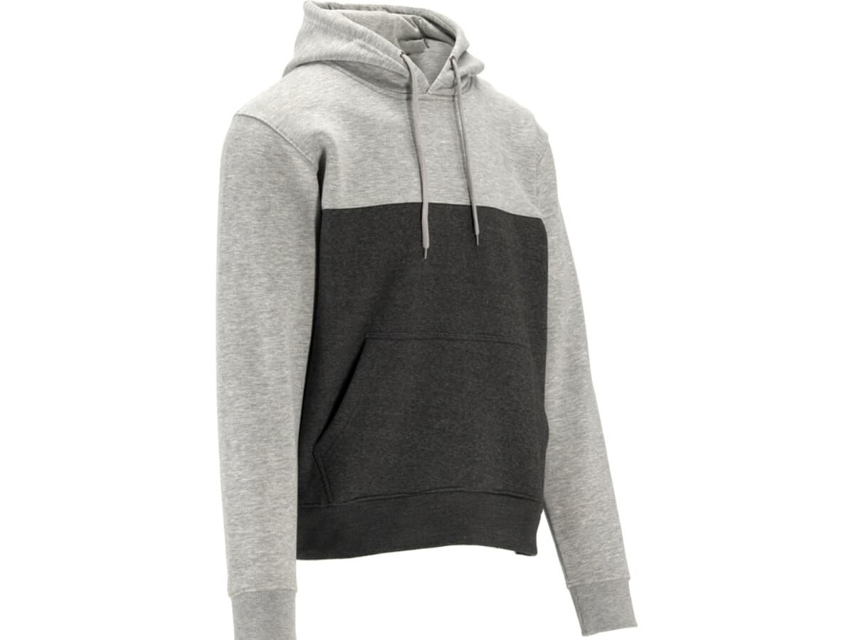 Худі з капюшоном "LABRADOR" YATO розм.XL, 3 киш світло/ темносірий; матеріал 80%-бав, 20%-поліест