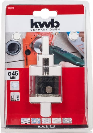 Коронка пільная алмазна 40/25 мм, KWB (499845)