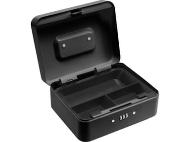 Скринька для грошей з цифровим замком VOREL чорна, 200х 160х 90 мм [10]