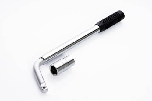 Ключ колісний Г-подібний телескопічний 17x19, 340x500мм СИЛА