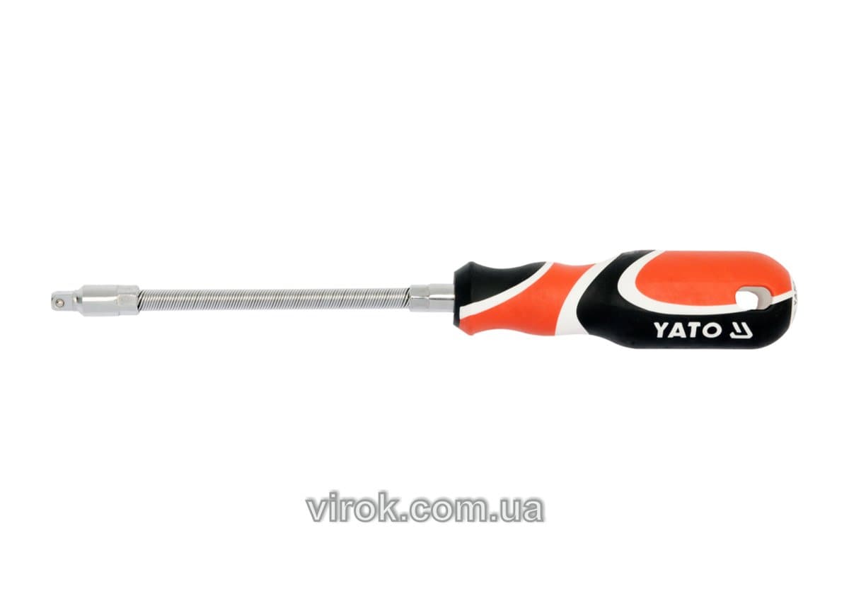 Викрутка з гнучким стержнем 6-гр. YATO : HEX 1/4" x 150 мм [6/96]