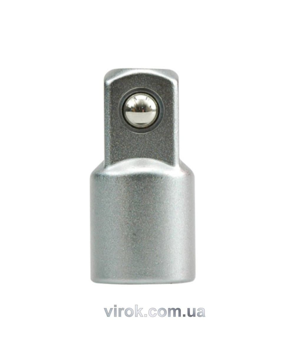 Перехідник для головок торцевих YATO : квадрат 3/8"(F) - 1/4 (М), L= 27 мм. [10/250/500]