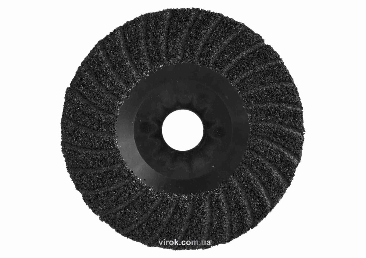 Диск шліфувальний універсальний YATO : Ø= 125/22.2 мм, Р80. дерево/метал/камінь [100]