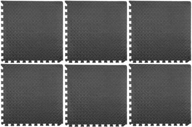 Килимки підстилкові YATO, 60х 60 см, t= 12 мм, 6 шт., з'єднуються "ластівковим хвостом" [6]