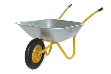 Тачка садова одноколісна 70л, 130кг, колесо пневмо 3,5х8'' СИЛА