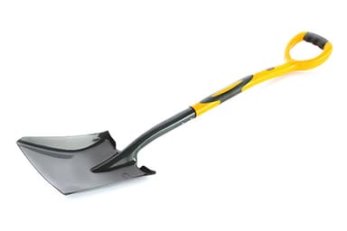 Лопата з фібергласовою ручкою совкова 230×280×1050мм СИЛА