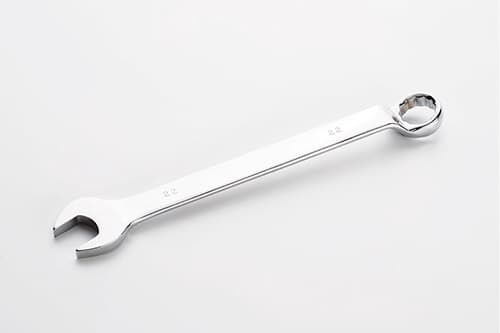 Ключ ріжково-накидний глибокий CrV 22мм СИЛА