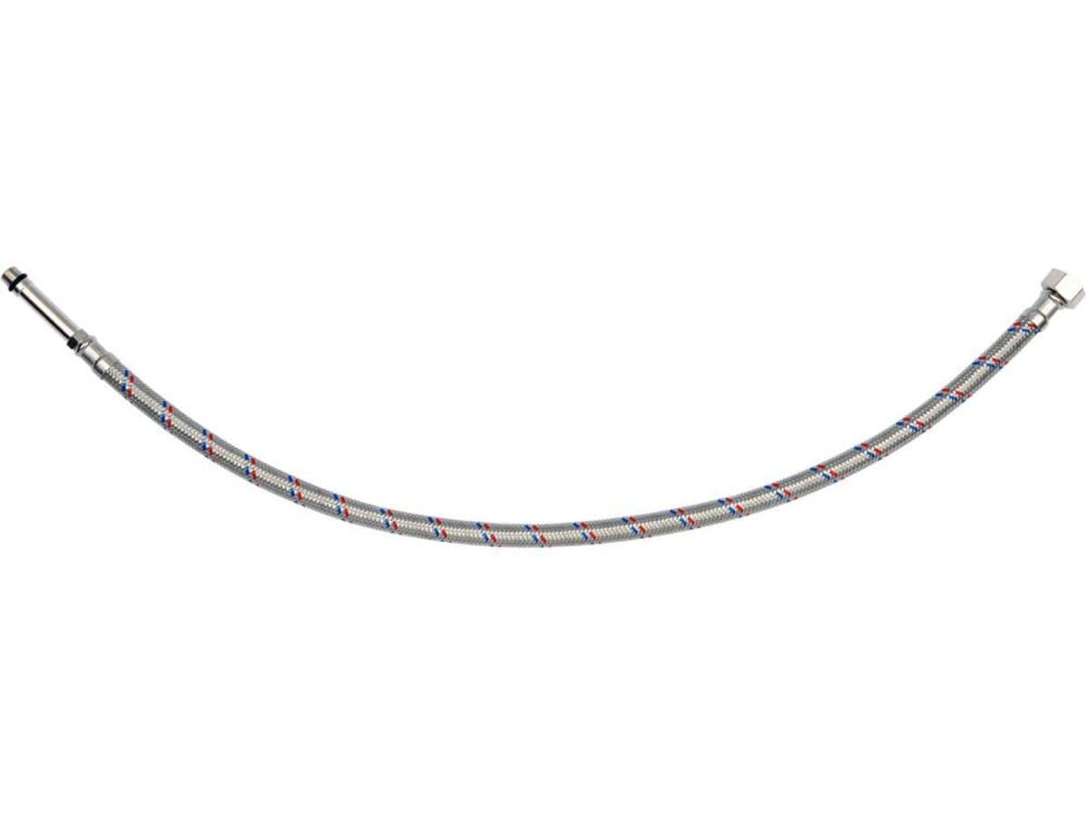 Шланг водопровідний з опліткою з нерж сталі FALA l= 600мм Ø= 8/12, з'єдн F-3/8" х M-M10x1- 50мм 1МПа