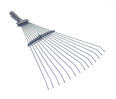 Граблі тип "віяло" дротяні розсувні VIROK БЕЗ ДЕРЖАКА (порошкове пофарбування)