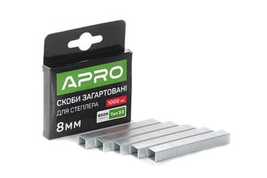 Скоби загартовані 8х11.3х0.7мм 1000шт APRO