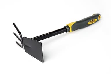 Мотика комбінована плоска + 3-х зуба з обгумованою рукояткою СИЛА