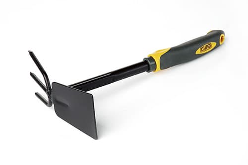 Мотика комбінована плоска + 3-х зуба з обгумованою рукояткою СИЛА