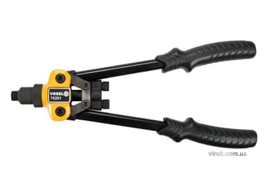 Заклепочник важільний 2-ручний VOREL для нітів Ø=3,2; 4,0; 4,8 мм, l=300 мм [20]