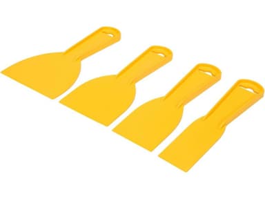 Шпателі пластикові VOREL, з робоч шириною- 40, 60, 80, 100 мм, компл. 4 шт. [30]