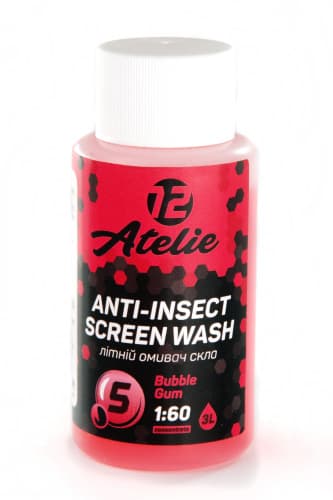 Омивач літній коцентрат з ароматом Бабл Гам 50мл 12 Atelie