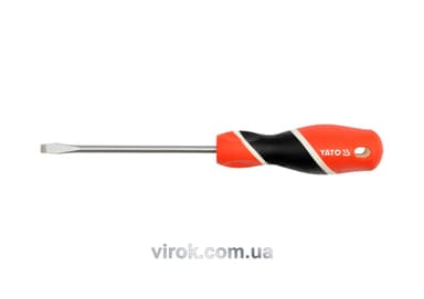 Викрутка плоска YATO : шліц SL5 х 150 мм [12/60/240]