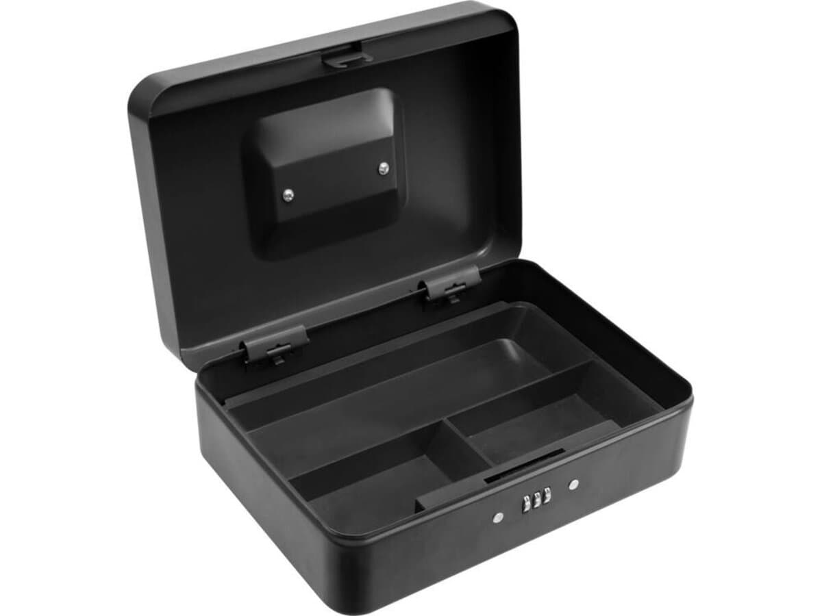 Скринька для грошей з цифровим замком VOREL чорна, 250х 180х 90 мм [10]