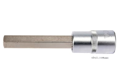 Головка торцева YATO квадрат 1/2 HEX M12, L= 100 мм. подовжена [20/120]