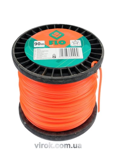 Жилка для тримера зірка FLO : Ø= 2.6 мм, l= 90 м (бобіна) [9/27]