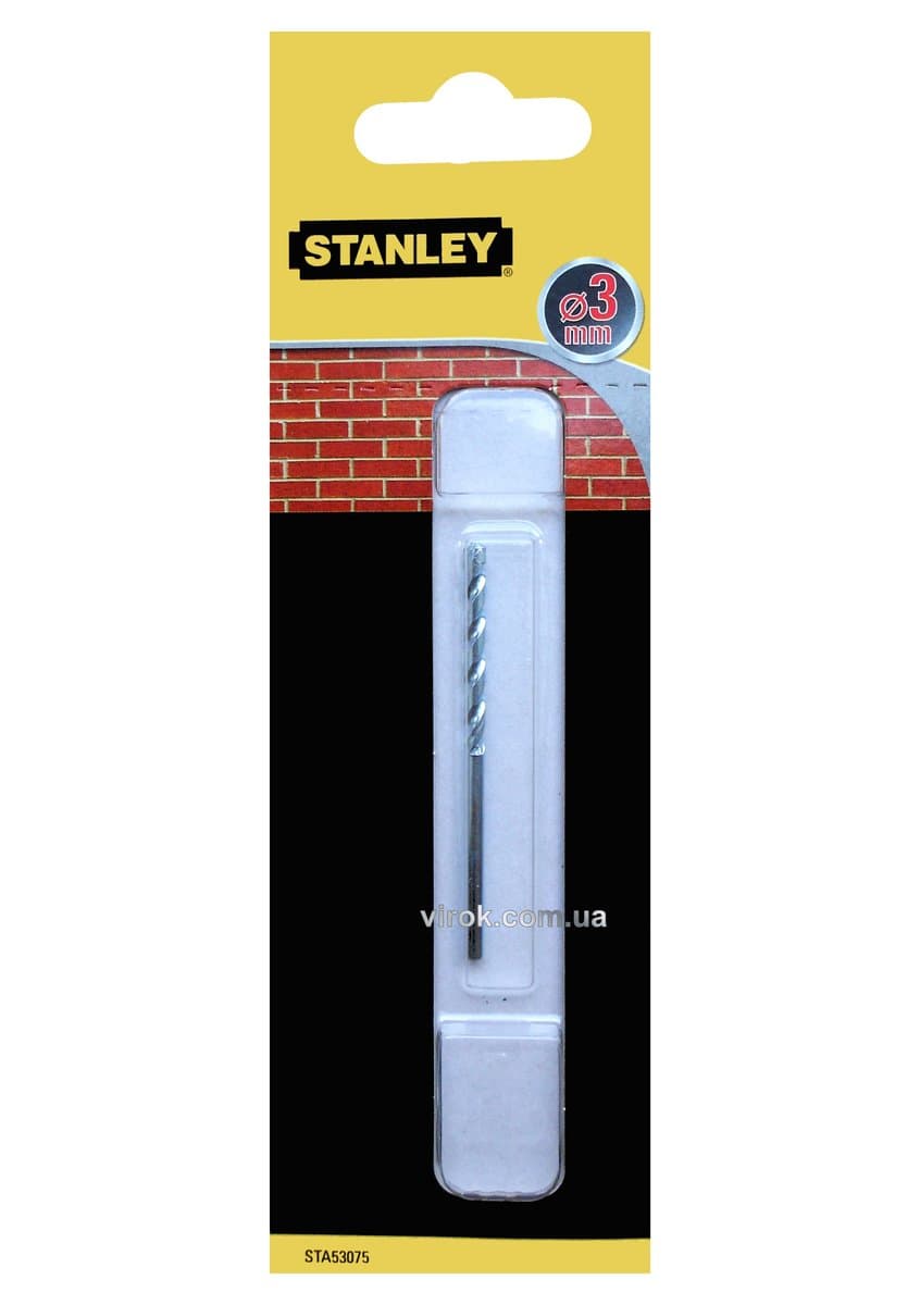 Свердло по цеглі STANLEY : Ø= 3 x 60 /30 мм