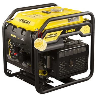 Генератор інверторний бензиновий 220В 5.5/6.0кВт 15л 4-х тактний ручний запуск SIGMA (5710761)