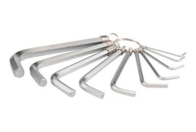 Шестигранники YATO Набір 10шт. 1,5-10мм CrV [12/72]