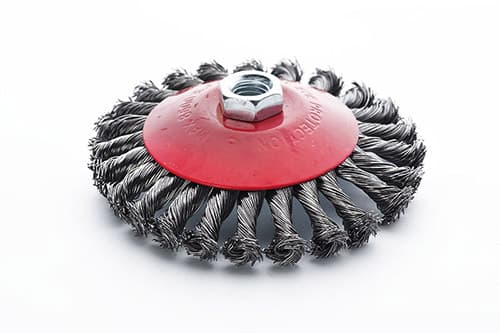 Щітка конус сталеві витки 125мм (КШМ) APRO